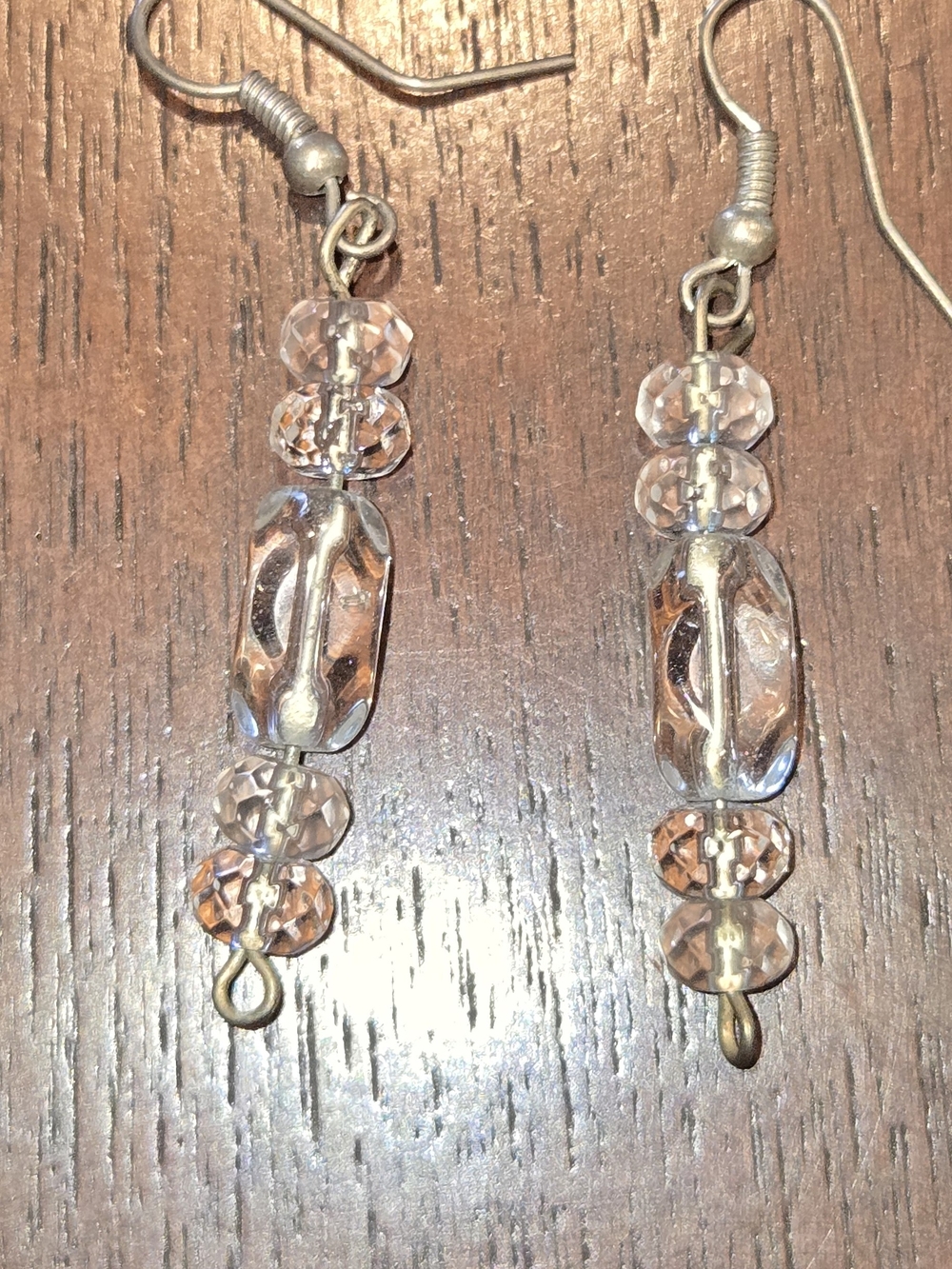 Set Of 4 Boho Orange Feather Dangle Earrings - Picture 5 of 5